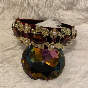 Women’s headband crystal elegant vintage charming